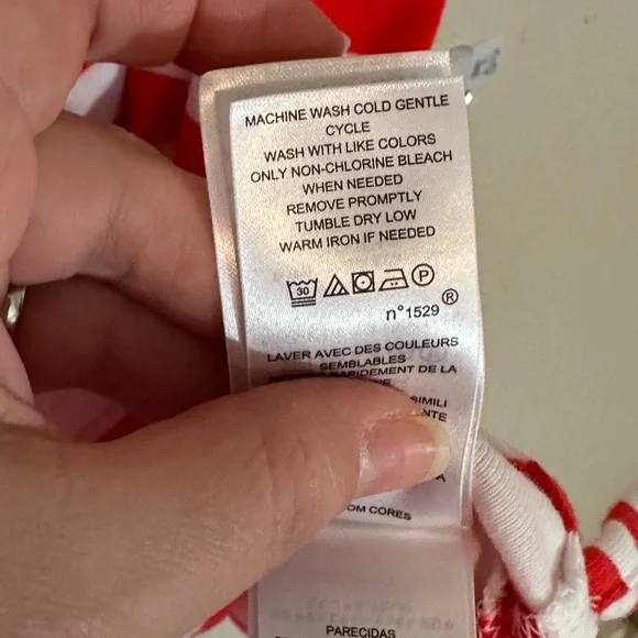 Ralph Lauren (size PL)Red White and Blue stripes Cotton Boatneck Knit Top - Picture 10 of 10